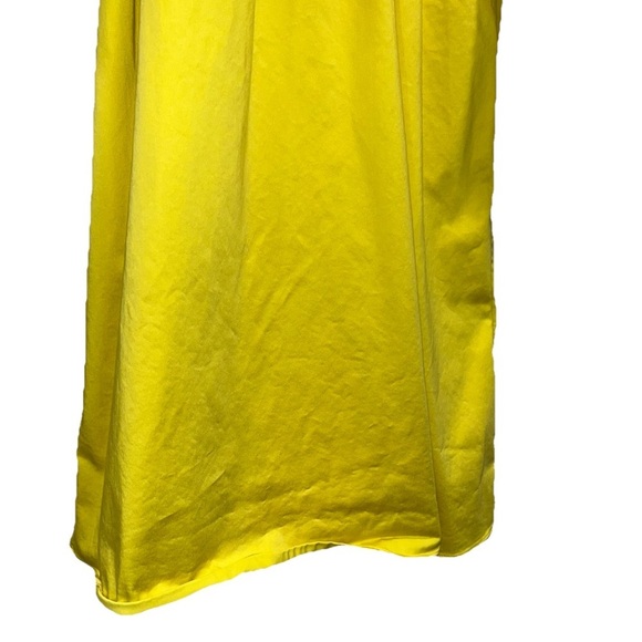 ROKSANDA yellow dress size medium mini bow cotton casual short sleeve spring - Picture 9 of 16